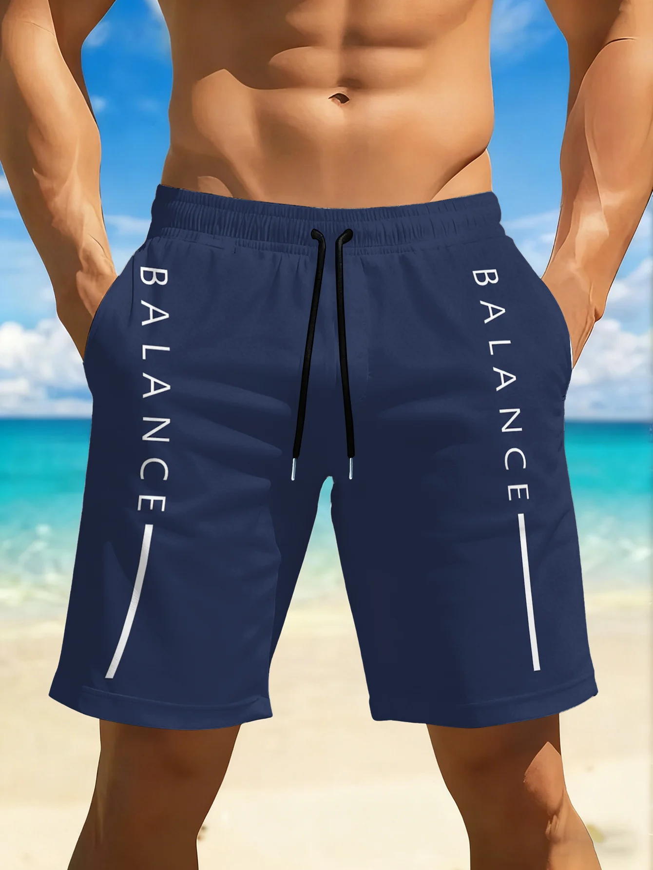 

Men'S Quick-Drying Swim Trunks, Featuring a Vibrant Red And Black Geometric Print | Casual, Perfect for The Beach, Pool, Gym