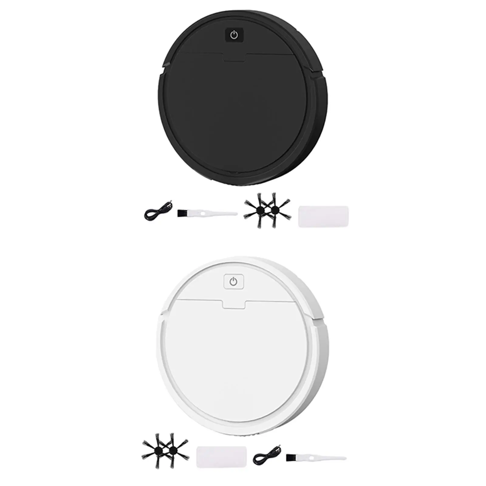 Smart 3 in 1 Robot Vacuum Cleaner 1200mAh for Hard Floor Pet Hair Tile Floor