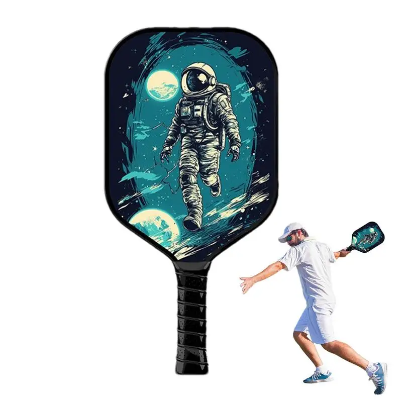 

Pickle Ball Sports Racket Lightweight Fiberglass Astronaut Pattern Beach Paddle Ball Rackets Sports Pickle Ball Paddle For Adult