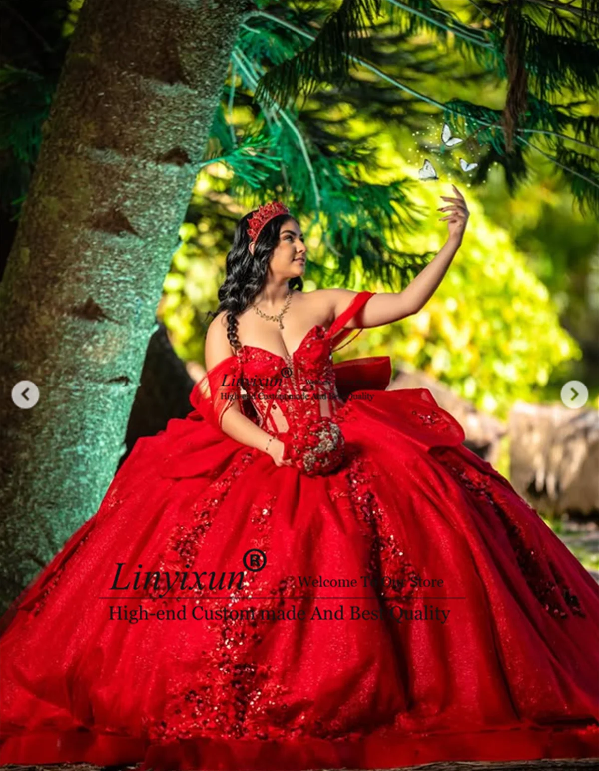Vestido de Baile Mexicano para Quinceañera com Apliques de Renda, Vestido de Aniversário de 16 Anos, Vestido de Princesa Personalizado para 15 Anos XV Anos