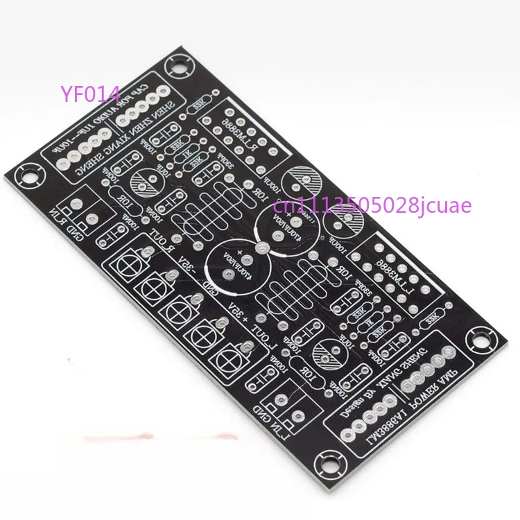 68W+68W 2-Way LM3886 Power Amplifier Board DIY Kit (Without LM3886 Chip)