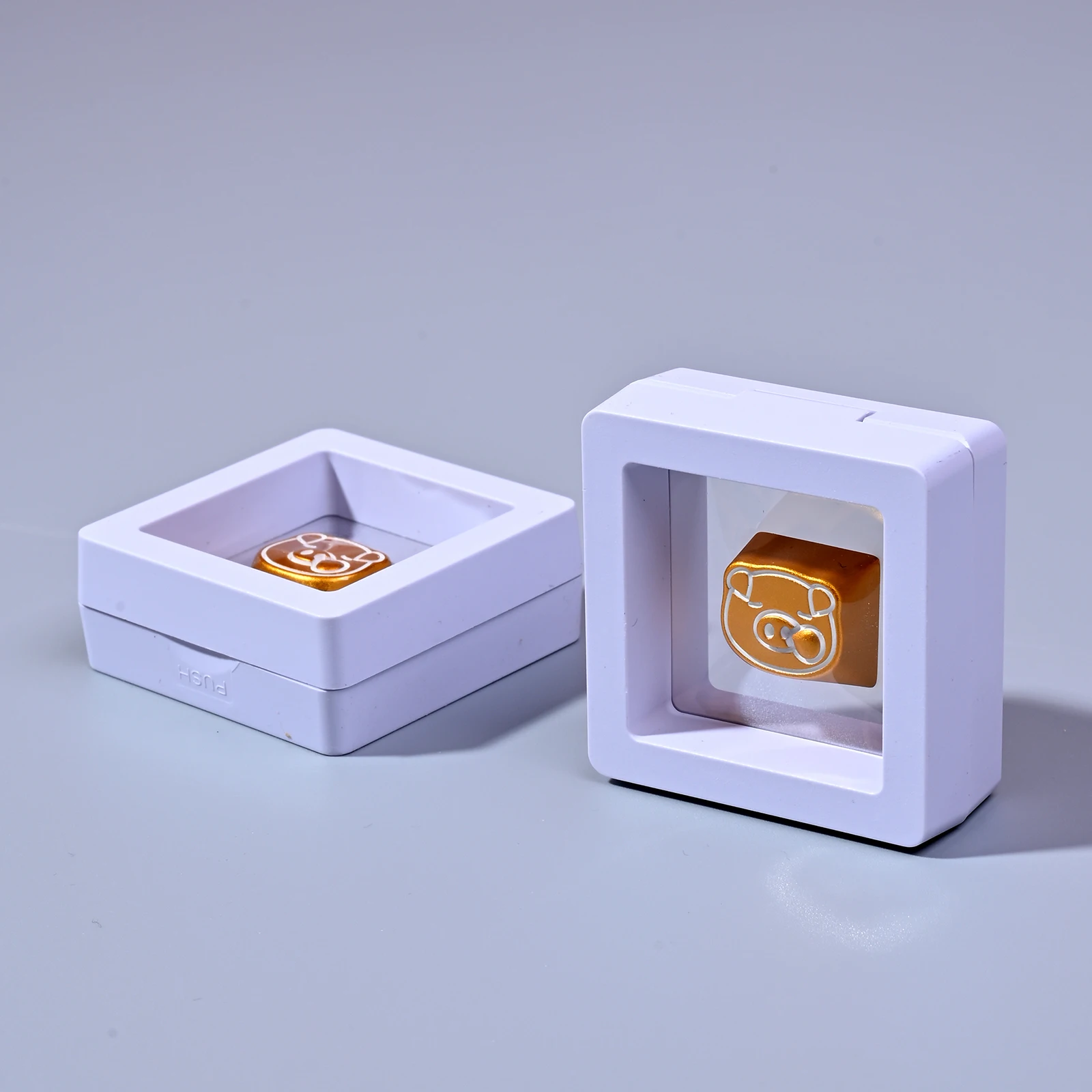 1 قطعة سنة من الخنزير موضوع غطاء مفتاح معدني CNC أنوديك الأكسدة الألومنيوم Keycap للوحة المفاتيح الميكانيكية الكرز الشخصي R4