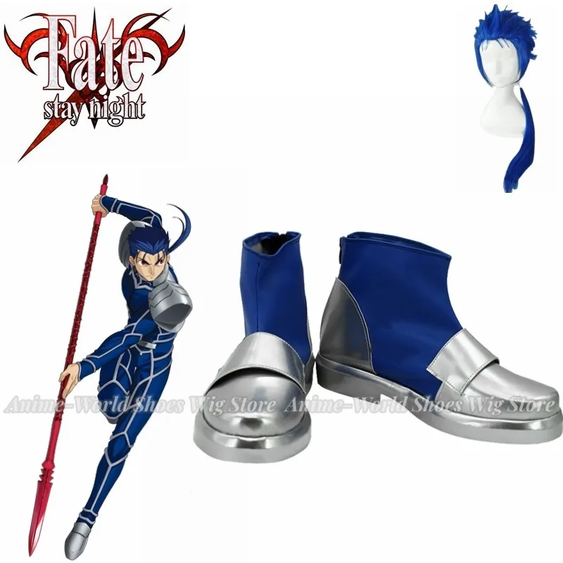 Fate/Stay Night Lancer Cosplay Shoes Cu Chulainn Halloween COS Custom-made