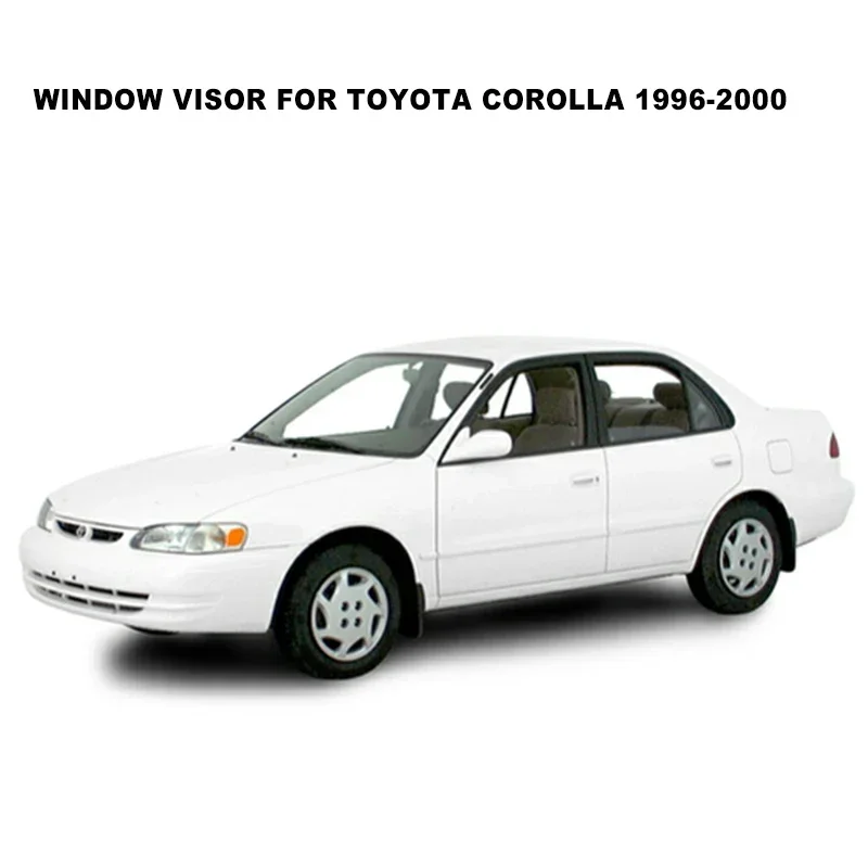 Door Visor For Toyota Corolla AE110 1996 1997 1998 1999 2000 Car Window Visor Guard Weather Shield Window Weatherproof Deflector