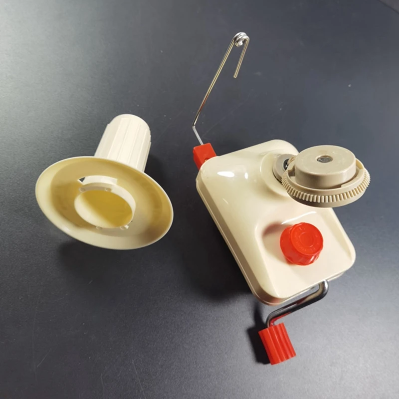 Bobinadora de hilo de mano, máquina de tejer, línea de cuerda de fibra, bobinado de bolas, bobinadora de lana Manual duradera