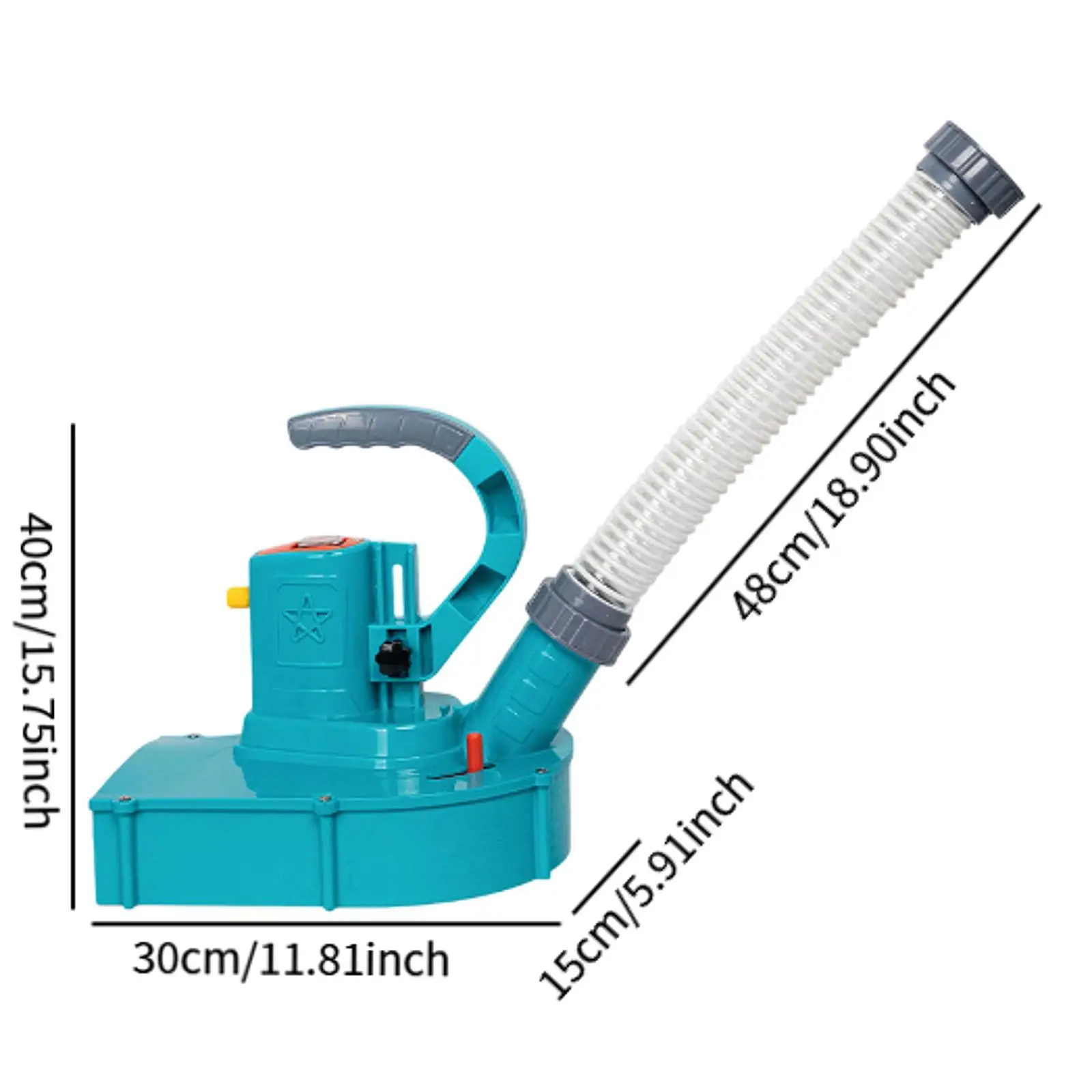 Dispenser Pupuk Rumput 3000 RPM Alat Pupuk Serbaguna Seeder Pertanian