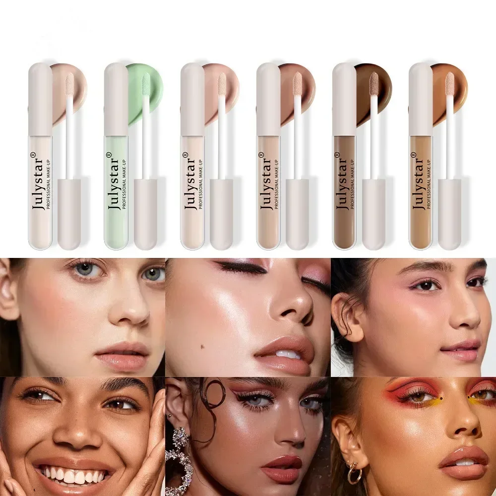 Waterproof Liquid Concealer 3 Colors Matte Full Coverage Acne Scars Dark Circles Foundation Face Corrector Women Makeup Cosmetic