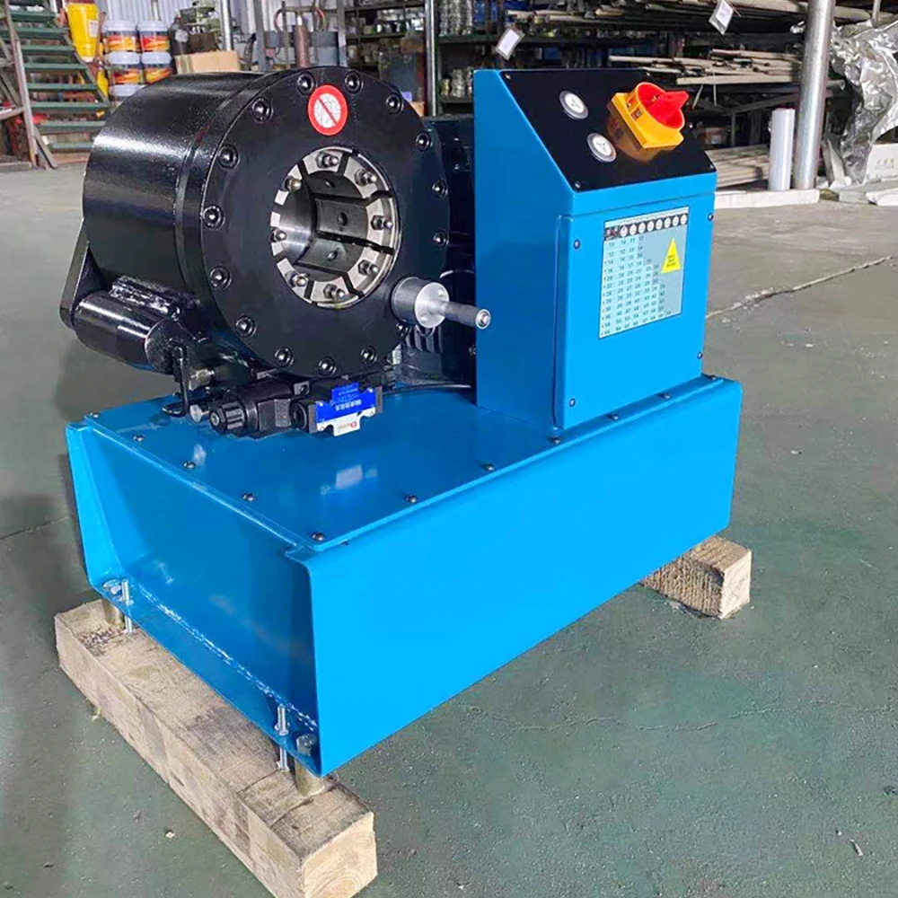 

New 1/4-2”6-51mm Automatic Hydraulic Hose Crimping Machine 380v 6L 4kw