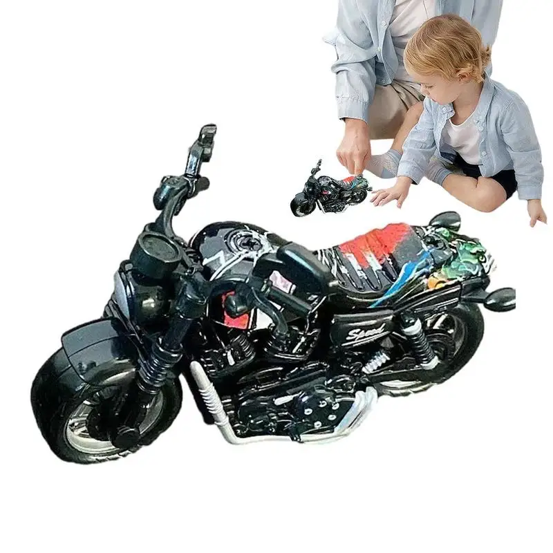 Simulatie Davidson Terugtrekken Speelgoedauto 'S Mini-Legering Motorfiets Modelcollectie Cadeau Voor Jongens Street Glide Motorfiets Diecast Speelgoed