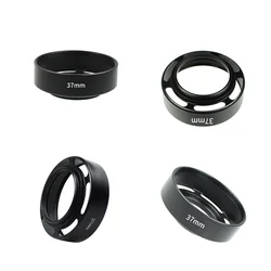 1pc Lens Hood 37 43 46 49 52 55 58 62mm Metal Camera Lens Hood for Leica Canon Nikon Hood Accessories