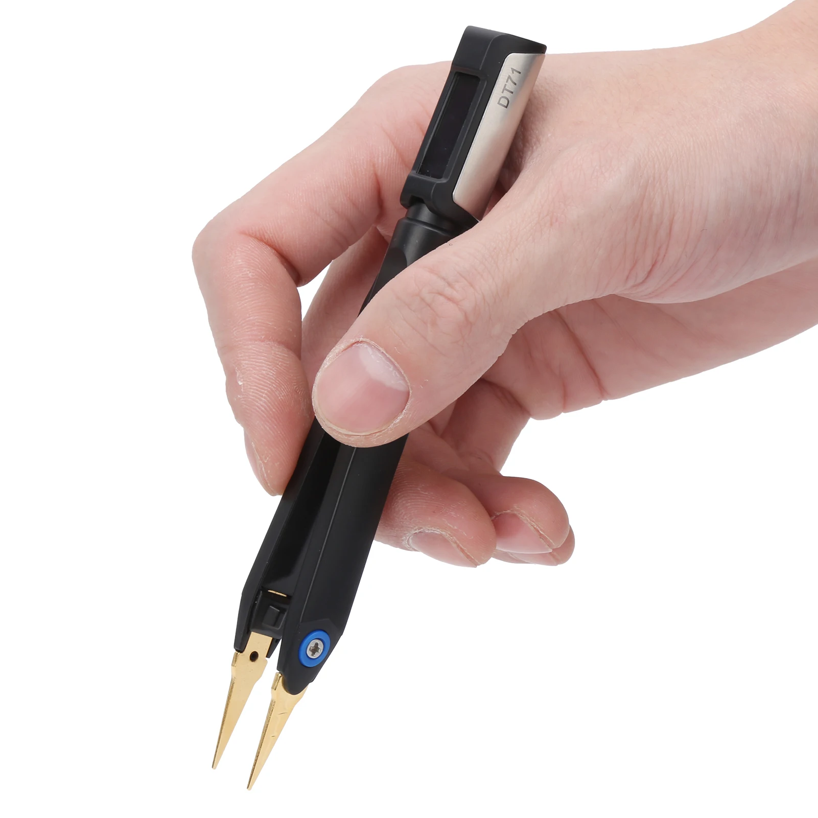 Mini Digital Tweezers with Automatic Measurement Function Multifunctional Tools DT71 Multifunctional Tweezers Digital Tweezers