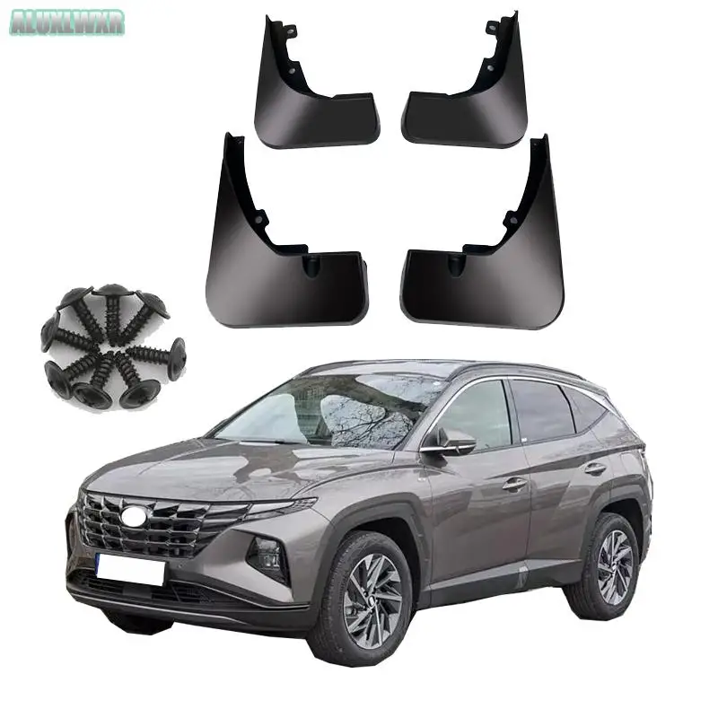 Guardabarros con solapa de barro, protectores contra salpicaduras, cubierta protectora para Hyundai Tucson NX4 2021 2022 2023, accesorios para coche