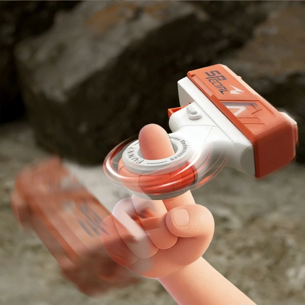 Mini Softbullet Spielzeugpistole Schaumstoff-Dart-Blaster Spinner-Pistole Outdoor-Schießspiele Stressabbau-Spielzeug Geburtstagsgeschenk für Kinder und Erwachsene