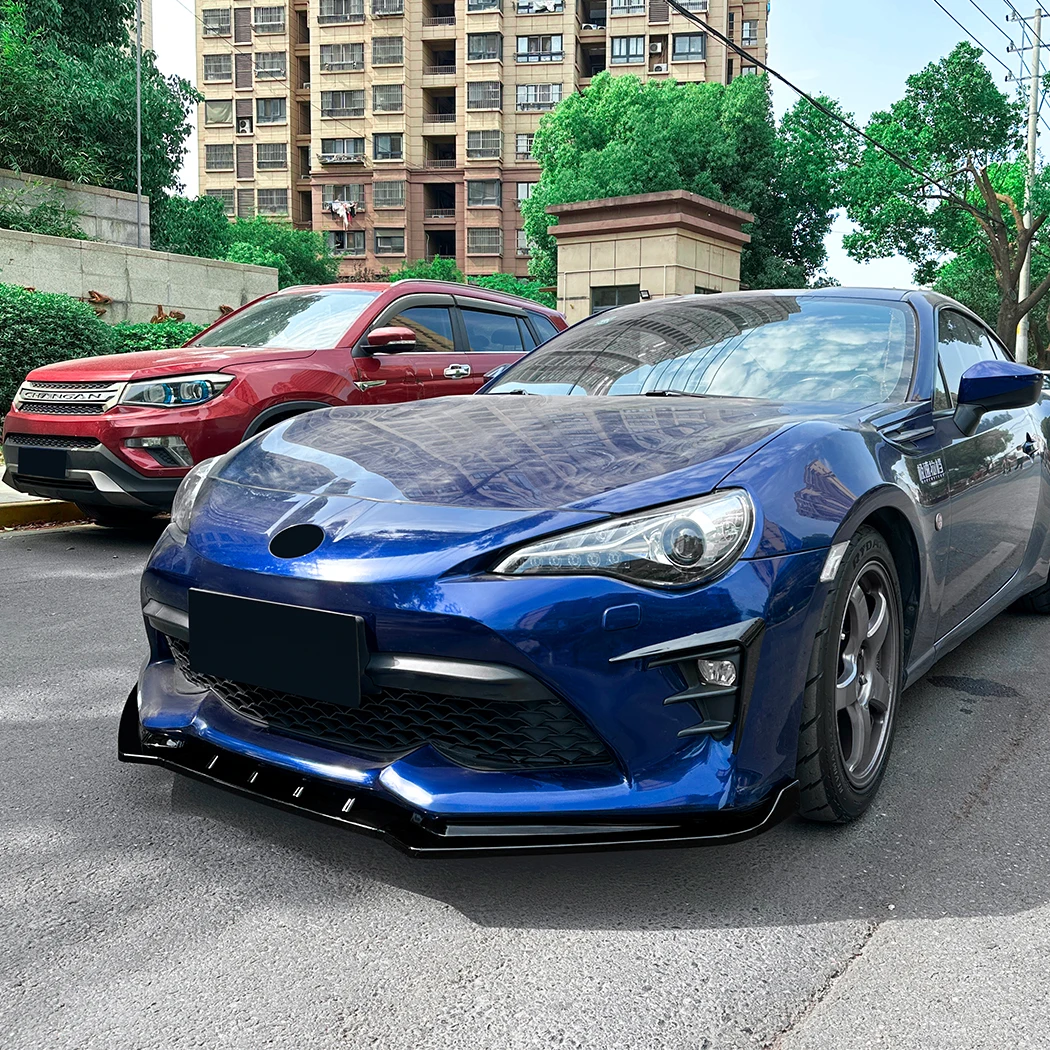 

Car Front Bumper Lip Splitter Diffuser Lip Body Kit For Toyota GT86 2017-2020 Auto Spoiler Bumper Accessories