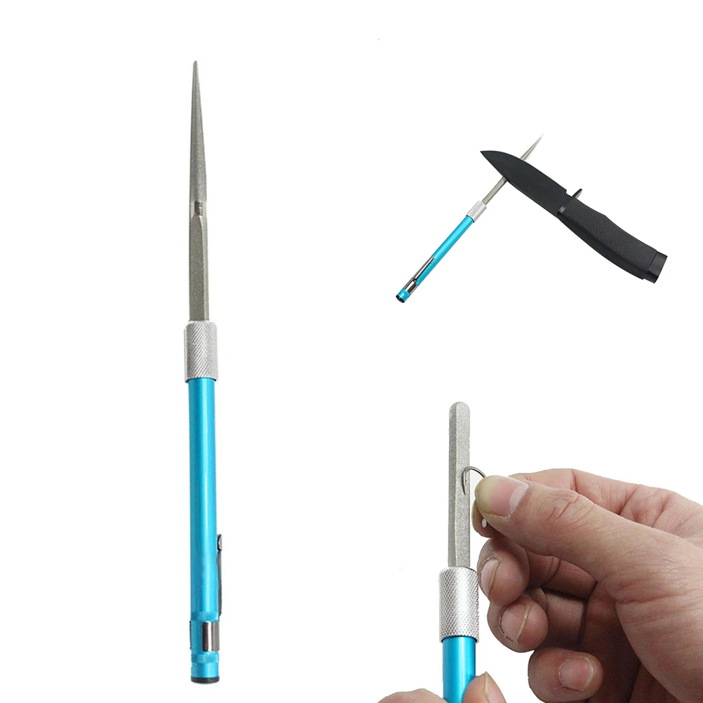 

Pocket-Sized Sharpener Pen Shape Tool For Ceramic Blades Outdoor Survival Fishing Portable Sharpening Stone