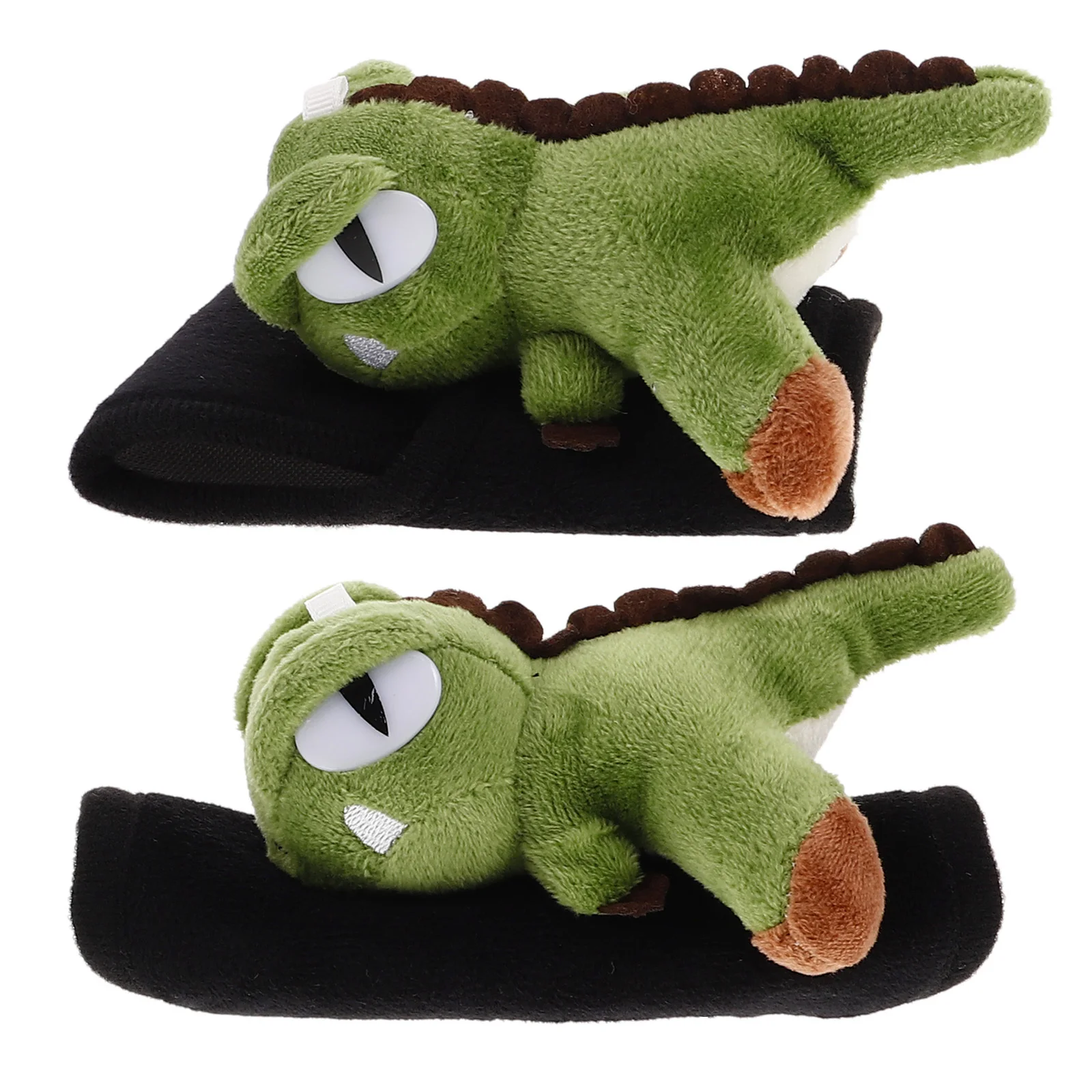 

2Pcs Funny Car Gear Shift Hoodie Cute Dinosaur Gear Shifter Cover Protector Universal Fit Car Interior Decoration