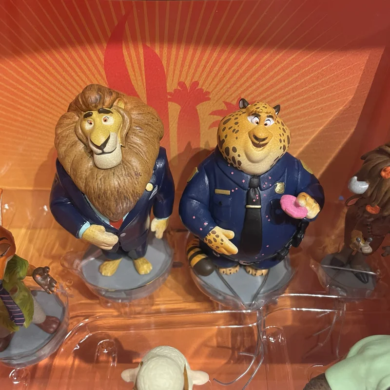 In Voorraad Echte Originele Disney 10 stks/set Zootopia Actiefiguren Judy Nick Cartoon Geschenken Speelgoed Verzamel Ornamenten Meisjes Geschenken