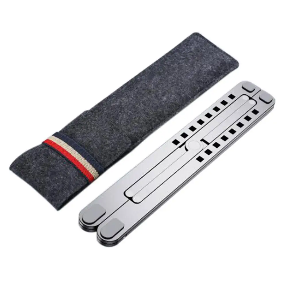Aluminum Alloy Laptop Holder Stand Adjustable Foldable Portable for Notebook Computer Bracket Lifting Cooling Holder Non-slip