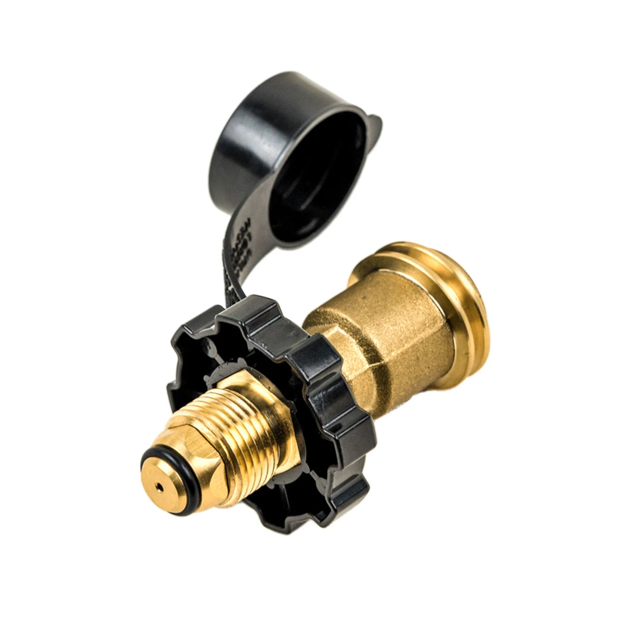 （Two pieces）Adaptateur de régulateur pour bouteille de gaz 5‑100LB connecteur QCC, raccord de remplissage propane POL
