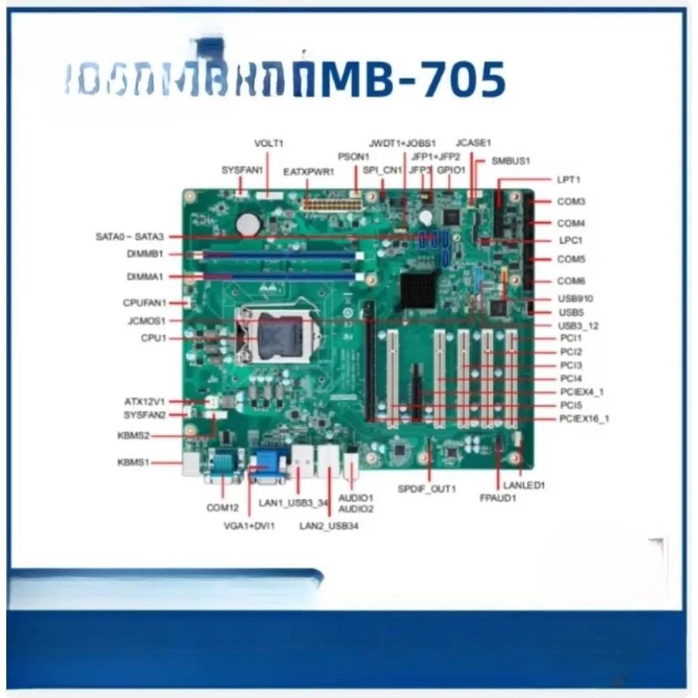 for Advantech aimb-705 rev:a1 aimb-706 industrial computer motherboard aimb-705vg/g2