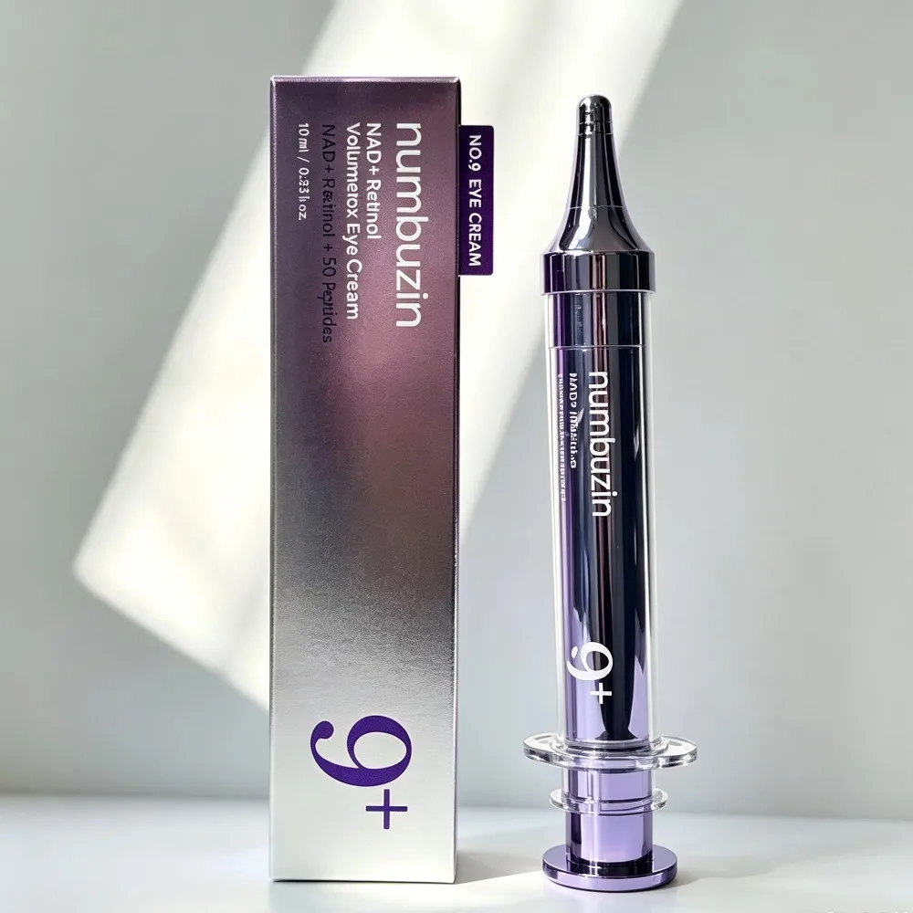 10ml Korean Numbuzin No.9 NAD+ Retinol Volumetox Eye Cream Smooth Fine Lines Improve Firmness/Revitalize Tired-Looking Eye Cream