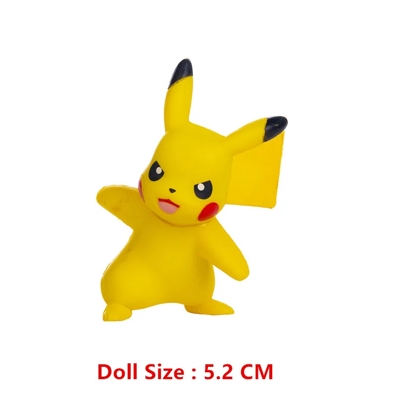 Pokemon Anime-Figuren Pikachu Mewtwo Flying Dragon Meowth Sammelfigur Actionfiguren Modell Geburtstagsgeschenke Großeinkauf Set