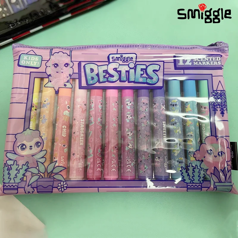 Genuine Australian Smiggle Watercolor Pen Beautiful 12 Color Mark Marker Pen Children'S Painting Watercolor Pen Student Gifts