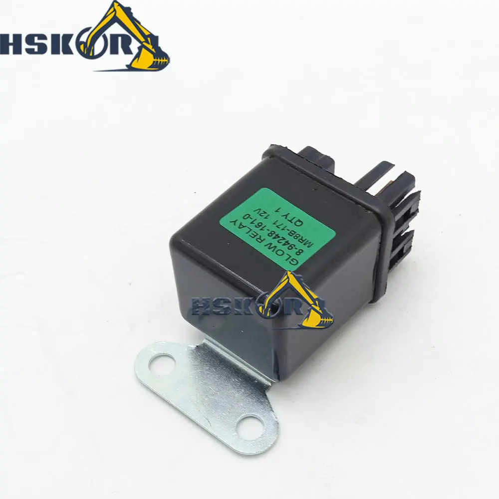 

8942481610 8-94248-161-0 16415-65600 Реле стартера для двигателя Isuzu C240 4JJ1 для экскаватора Hitachi EX35U EX27U EX50U ZAXIS27U