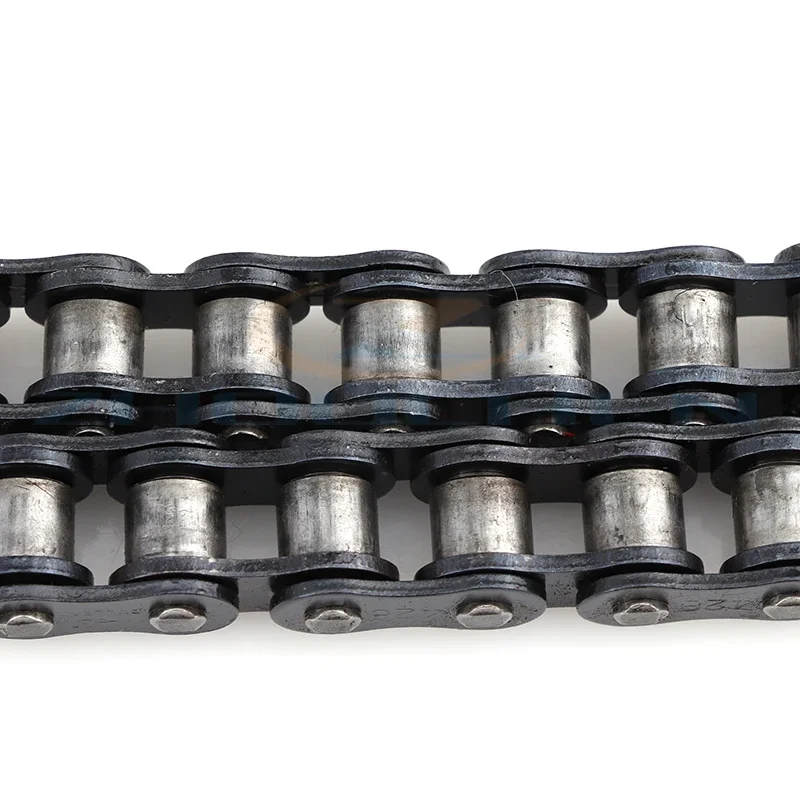 Corrente de ouro preto 428 para motocicleta, 94/102/132/140l, links adequados para 50cc-250cc atv quad pit dirt bike, go kart, peças de metal para motocicleta