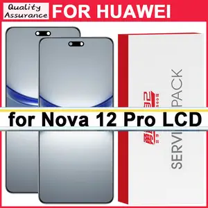 Bilashmart High Quality 6.76 LTPO OLED Screen Huawei Nova 12 Pro LCD Display Touch Screen Digitizer Assembly Repair Parts