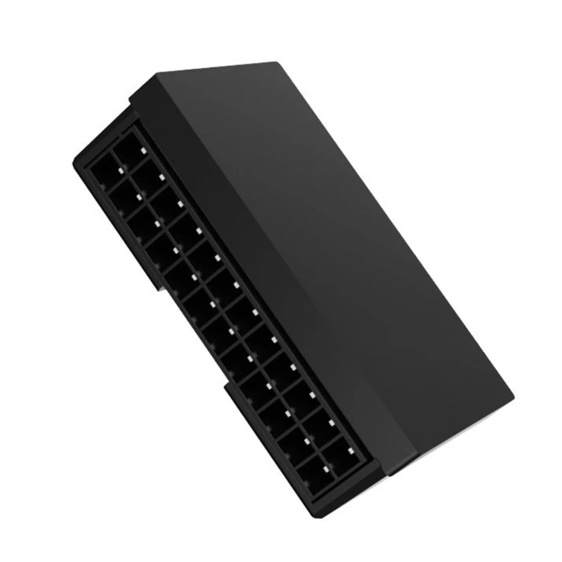 ATX24Pin Power Adapter Connectors For Desktop Computer Motherboards 90 Degree Space Saving Design Setups