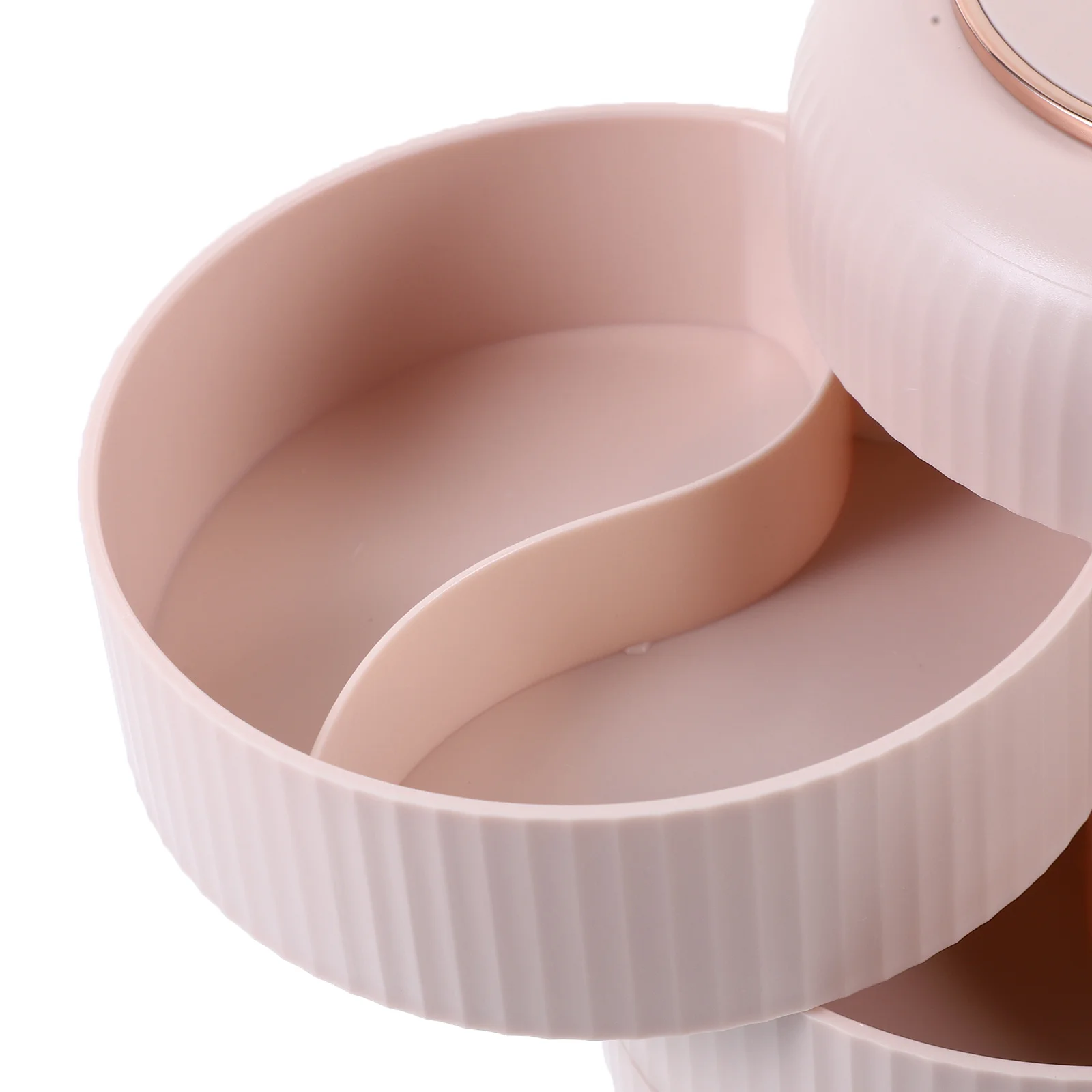 Rotating Jewelry Storage Box Multi-Layer Swivel Design For Necklace Earring Bracelet Organizer Vanity Display Holder