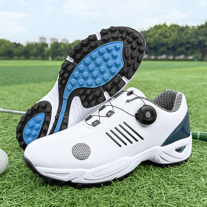 

2025 Golf Shoes Men Professional Comfortable Footwears for Golfing Walking Golfing Sneakers Breathable 40-46