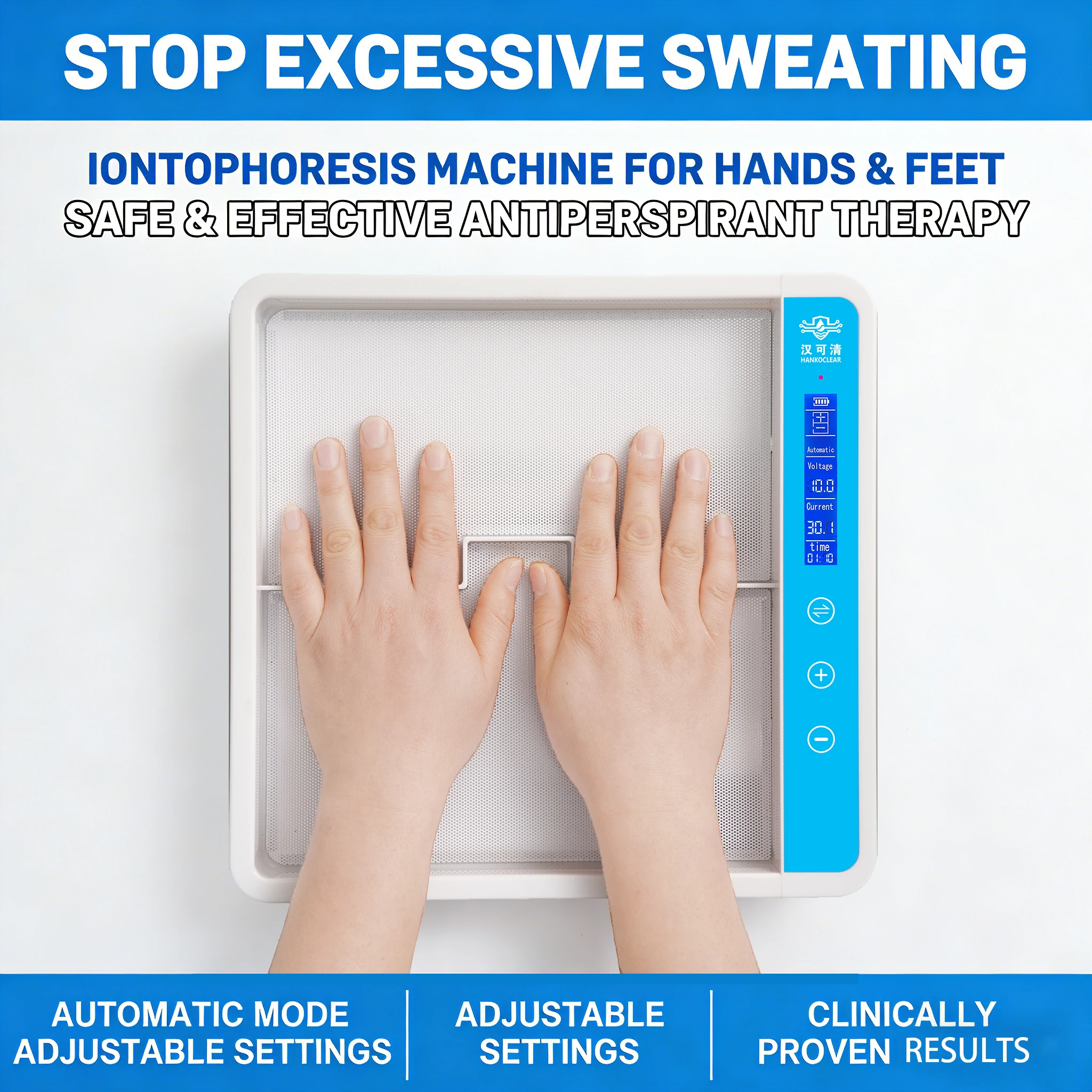 hankoclear-dispositivo-antitraspirante-per-mani-e-piedi-macchina-per-iontoforesi-contro-l'iperidrosi