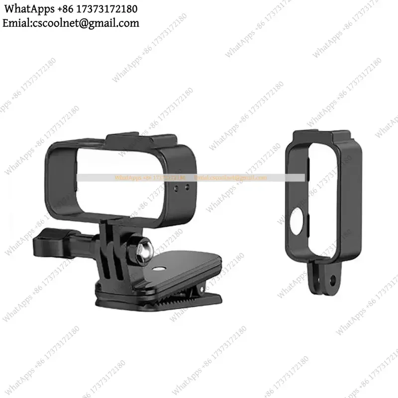 360° Rotatable Hat Clip Mount for DJI Osmo Nano Action Camera – Vertical & Horizontal POV, Collar & Backpack Clip Clamp