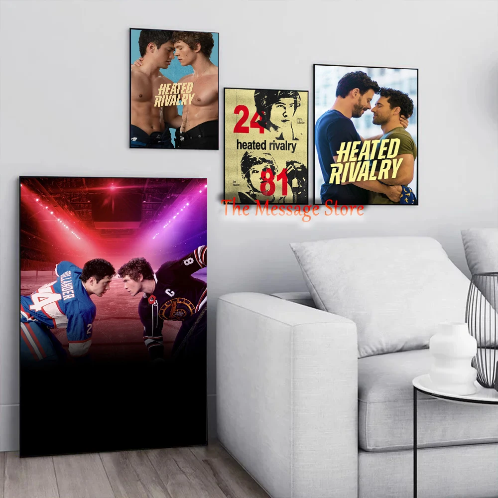 Heated Rivalry 2025 TV Series Movie Art Romantic Ice Hockey Sport TV Play Poster Canvas Painting Wall Pictures Home Room Decor