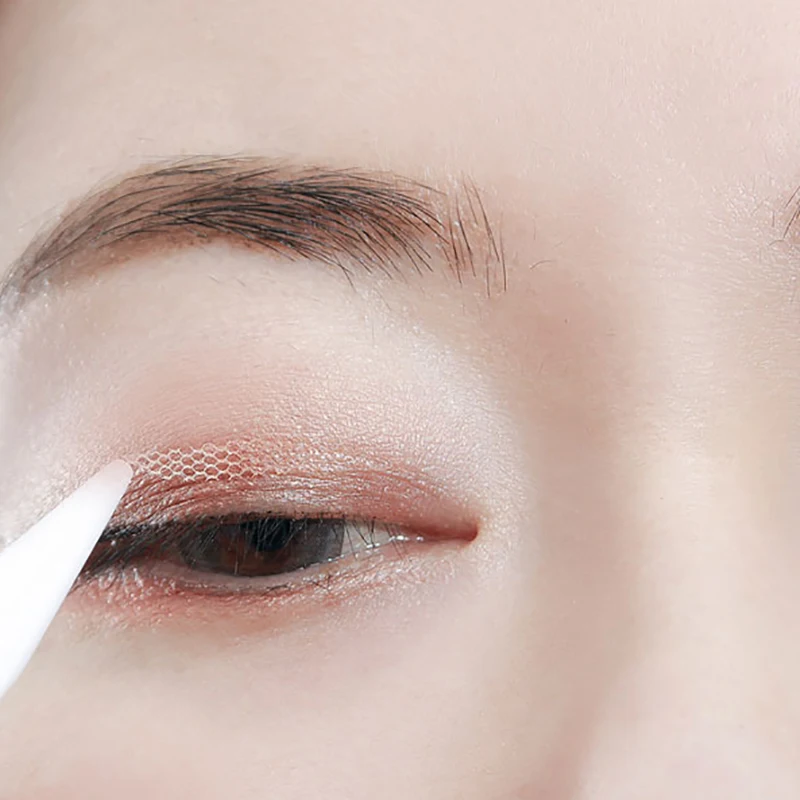 480 pçs tiras de elevador ferramentas de maquiagem beleza fita dupla pálpebra renda malha pálpebra adesivo invisível olho adesivos fibra autoadesiva