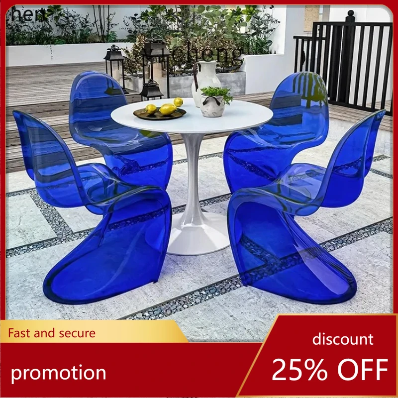 HXL Outdoor Dining Table and Chair Tulip Table Balcony Leisure Coffee Shop Milk Tea Shop Negotiation