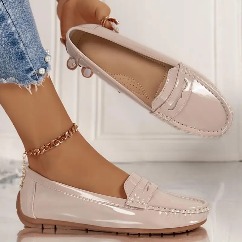 

Повседневные женские туфли на высоком каблуке с круглым носком, модные, делового стиля, с шерстяной подкладкой, для прогулок, подходят для женщин среднего возраста