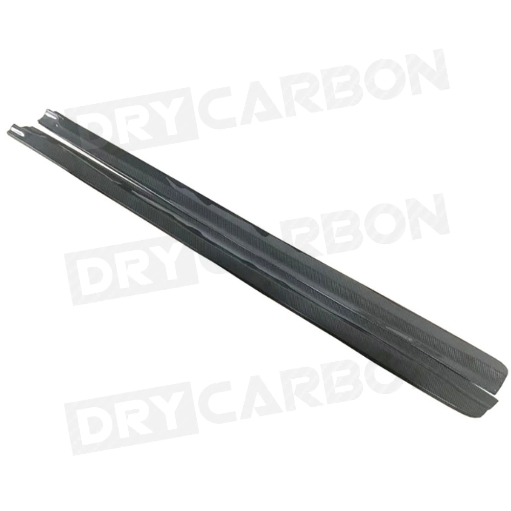 Carbon Fiber Side Skirts Extension Splitters Lip Wing For BMW F15 X5 F16 X6 F85 X5M F86 X6M M-Sport Bodykit 2015-2018