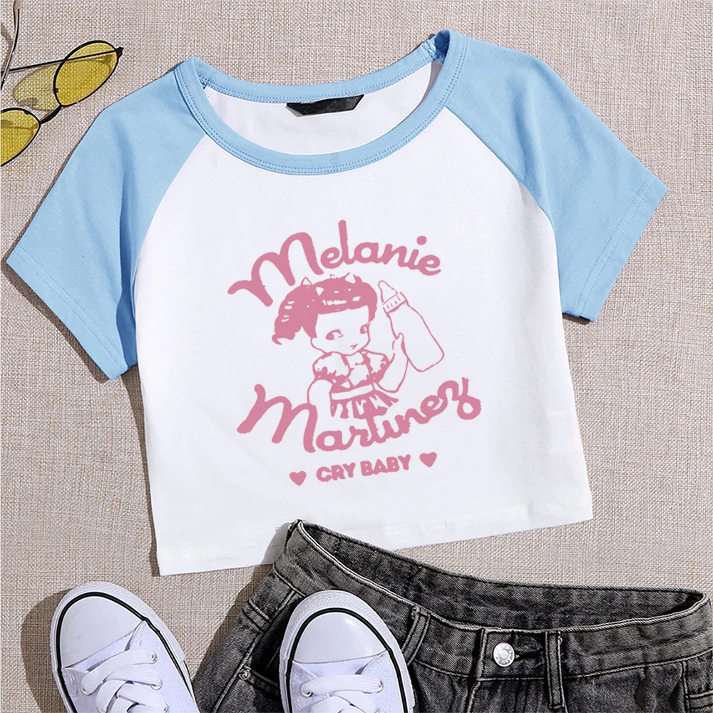 Cry Baby Melanie Martinez The Trilogy Tour 2024 Portals Album Melanie Martinez  Crop T-Shirt Girls Fashion Tshirts