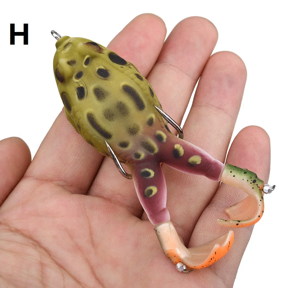 المروحة الدوارة مزدوجة أرجل الضفدع إغراء الطعم الناعم 9cm13.5g بيونيك إغراء الطعم باس البحر الأسماك السوداء قتل خاص
