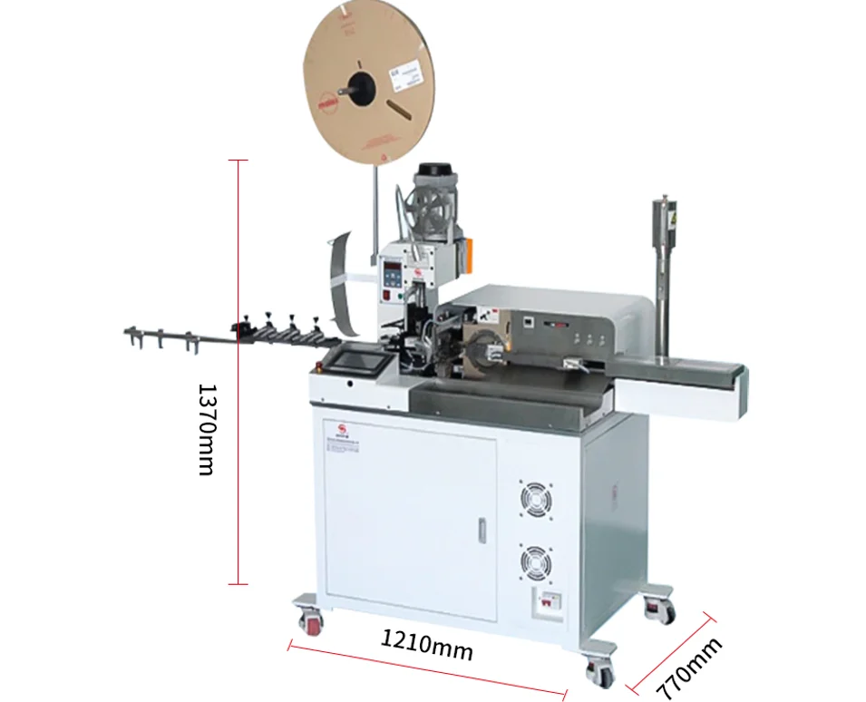 Autre Machine à sertir latérale, coupe de câbles électroniques automatiques, dénudage, soudure avec
