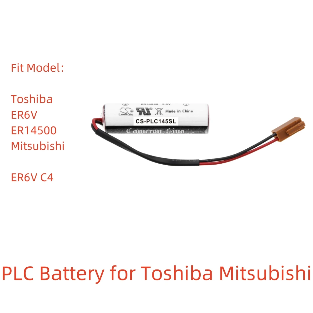 

Li-MnO2 PLC Battery for Toshiba Mitsubishi,3.6V,2000mAh,ER6V ER14500 ER6V C4