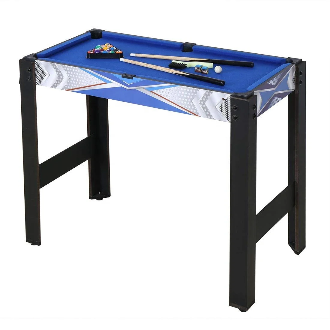 

Factory Wholesale 3FT 5 in 1 Multi-functional Game Table Indoor Games with air Hockey and Basketball Pool Table for Kids