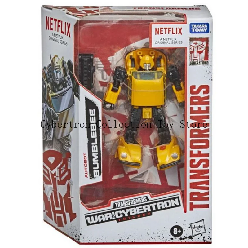 

[In Stock] Transformation Toys Netflix Limited Edition WFC Bee Deluxe Class Autobot Model Toy, Articulated Figure Collectible