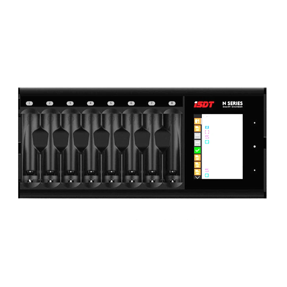 ISDT-Chargeur de batterie intelligent pour modèle RC, articulation lon, veHv, Ni-laissée, Ni-Cd, veFePO4, N8, N16, N24, AA, AAA