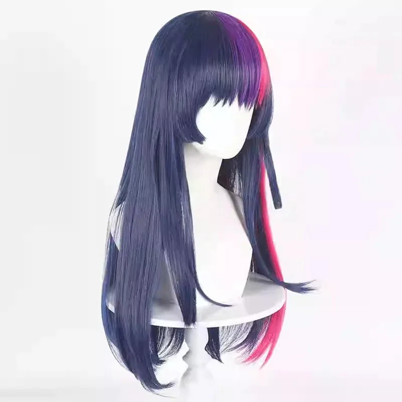 CyAnime Twilight Sparkle Cosplay Wig Kacamata Kuda Prop Cosplay Personifi cation Kawaii Lucu Cantik Ungu Merah Muda Wig Partypaly Wom
