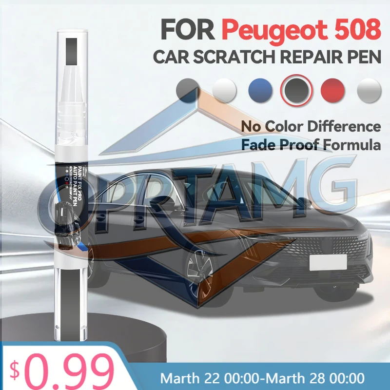 

2026 Hot Car Sticker For PEUGEOT 508 Touch Up Paint Wheel Repair Kit Quick And Easy Wheel Scratch Repair Rim Paint For Ca