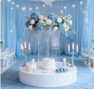 

10pcs)Clear acrylic crystal wedding decoration flower stand centerpieces qq078